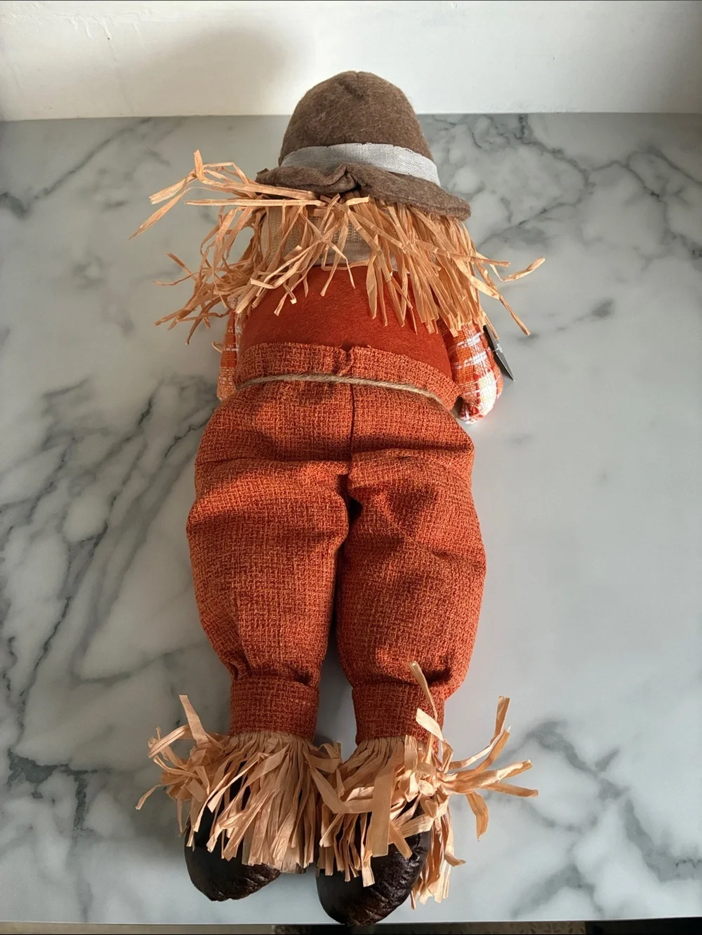 NWT- 25-1/2”- Fall Harvest- Welcome Scarecrow Sitter Greeter Decoration